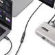 StarTech.com Câble Prolongateur USB4 de 60cm, 40Gbps, Compatible Thunderbolt 4, Charge 240W, 8K 60Hz/4K 240Hz, USB-C Mâle vers Femelle