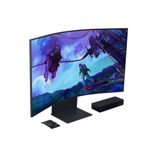 Samsung Odyssey S55CG970NU écran PC 139,7 cm (55") 3840 x 2160 pixels 4K Ultra HD LED Noir