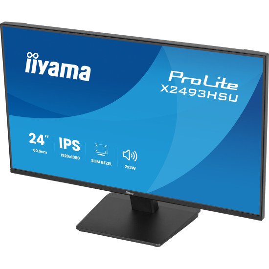 iiyama ProLite X2493HSU-B1 écran PC 60,5 cm (23.8") 1920 x 1080 pixels Full HD Noir