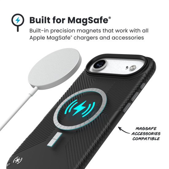 Speck 150967-D143 coque de protection pour téléphones portables 16,5 cm (6.5") Housse Noir, Gris