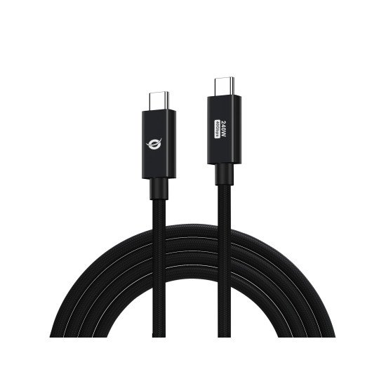 Conceptronic ETTA04B20 câble USB USB4 Gen 3x2 2 m USB C Noir Conceptronic ETTA04B20 câble USB USB4 Gen 3x2 2 m USB C Noir