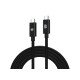 Conceptronic ETTA04B20 câble USB USB4 Gen 3x2 2 m USB C Noir Conceptronic ETTA04B20 câble USB USB4 Gen 3x2 2 m USB C Noir