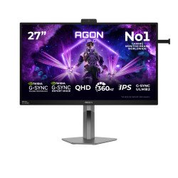 AOC AGON PRO AG276QSG2 écran PC 68,6 cm (27") 2560 x 1440 pixels Quad HD Noir, Gris