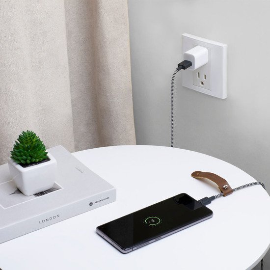 Native Union Belt Cable XL câble USB 3 m USB A USB C Noir, Blanc