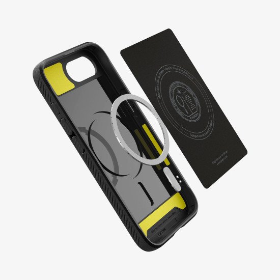Spigen Rugged Armor (MagFit) coque de protection pour téléphones portables 15,5 cm (6.1") Housse Noir Spigen Rugged Armor (MagFit) coque de protection pour téléphones portables 15,5 cm (6.1") Housse Noir