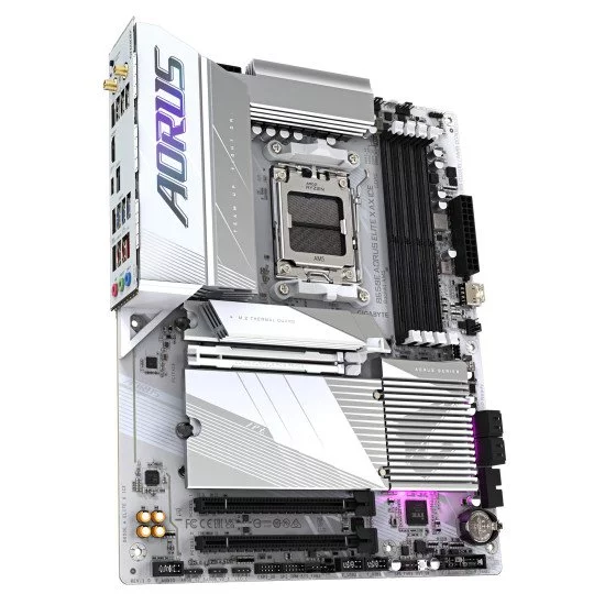 Gigabyte B650E AORUS ELITE X AX ICE carte mère AMD B650 Emplacement AM5 ATX Gigabyte B650E AORUS ELITE X AX ICE carte mère AMD B650 Emplacement AM5 ATX