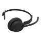 Jabra Evolve3 45 Casque Sans fil Arceau Bureau/Centre d'appels USB Type-A Bluetooth Noir
