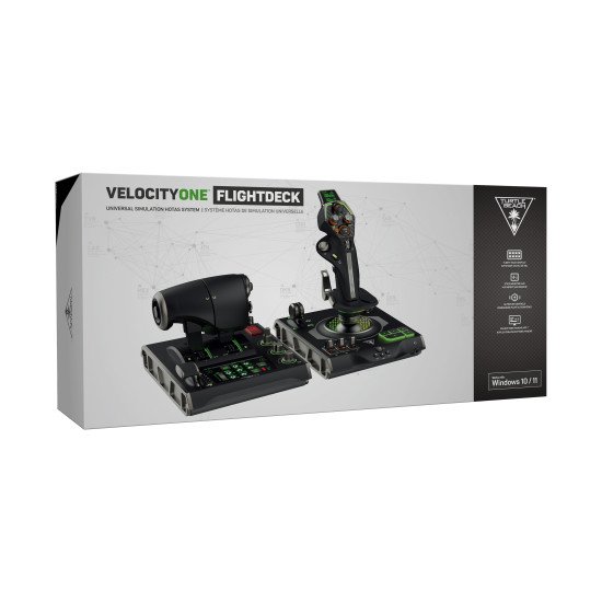 Turtle Beach Système de simulation universelle HOTAS VelocityOne™ Flightdeck Turtle Beach Système de simulation universelle HOTAS VelocityOne™ Flightdeck