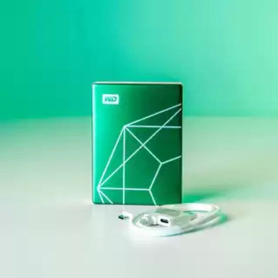 Western Digital My Passport Ultra, 20th Anniversary Edition disque dur externe 2 To 2.5" USB Type-C 3.2 Gen 1 (3.1 Gen 1) Vert Western Digital My Passport Ultra, 20th Anniversary Edition disque dur externe 2 To 2.5" USB Type-C 3.2 Gen 1 (3.1 Gen 1) Vert