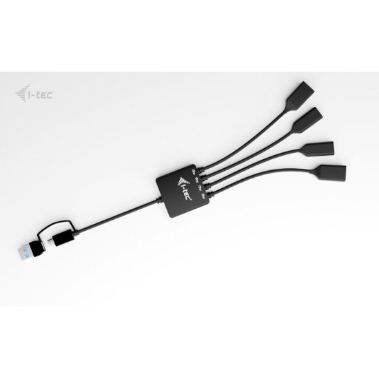 i-tec USB-C/USB-A Cable HUB 4 port (2x USB-C, 2x USB-A) i-tec USB-C/USB-A Cable HUB 4 port (2x USB-C, 2x USB-A)