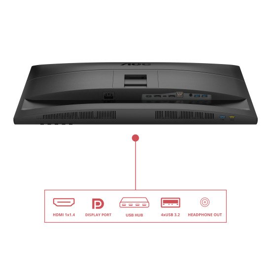 AOC 27E4CV écran PC 68,6 cm (27") 1920 x 1080 pixels Full HD LED Noir AOC 27E4CV écran PC 68,6 cm (27") 1920 x 1080 pixels Full HD LED Noir