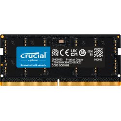 Crucial CT32G56C46S5 module de mémoire 32 Go 1 x 32 Go DDR5 5600 MHz Crucial CT32G56C46S5 module de mémoire 32 Go 1 x 32 Go DDR5 5600 MHz