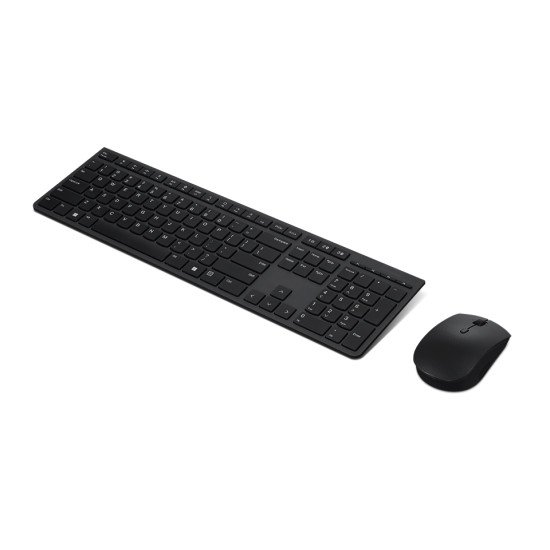 Lenovo 4X31K03968 clavier Souris incluse RF sans fil + Bluetooth Belge, Anglais Gris