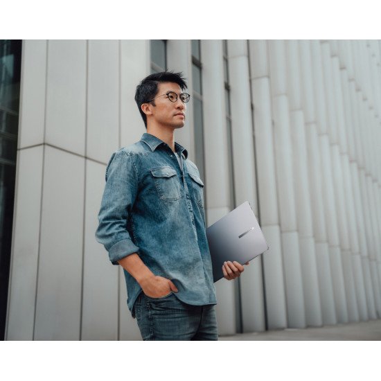 ASUS ExpertBook P5 P5405CSA-NZ0195X Intel Core Ultra 7 258V Ordinateur portable 35,6 cm (14") WQXGA 32 Go LPDDR5x-SDRAM 1 To SSD Wi-Fi 6E (802.11ax) Windows 11 Pro US International Gris