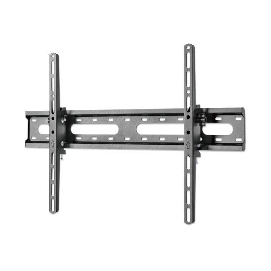 Manhattan Support mural pour TV/moniteurs (inclinable), écrans 37"–65", Compatibilité VESA : de 200x200 à 600x400 mm (vérifiez les dimensions des quatre trous de fixation à l'arrière), charge max. 45 kg, noir