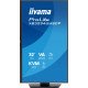 iiyama ProLite XB3294UHSCP-B1 écran PC 80 cm (31.5") 3840 x 2160 pixels 4K Ultra HD Noir iiyama ProLite XB3294UHSCP-B1 écran PC 80 cm (31.5") 3840 x 2160 pixels 4K Ultra HD Noir