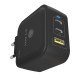ICY BOX IB-PS1030-PD Universel Noir Secteur Charge rapide Intérieure