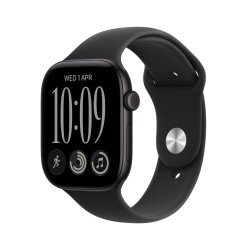 Apple Watch Series 12 OLED 46 mm Numérique 416 x 496 pixels Écran tactile Noir Wifi GPS (satellite)