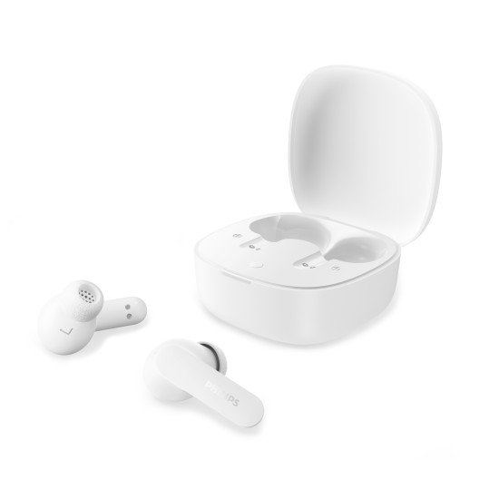 Philips TAT2100 Casque True Wireless Stereo (TWS) Ecouteurs Appels/Musique Bluetooth Blanc