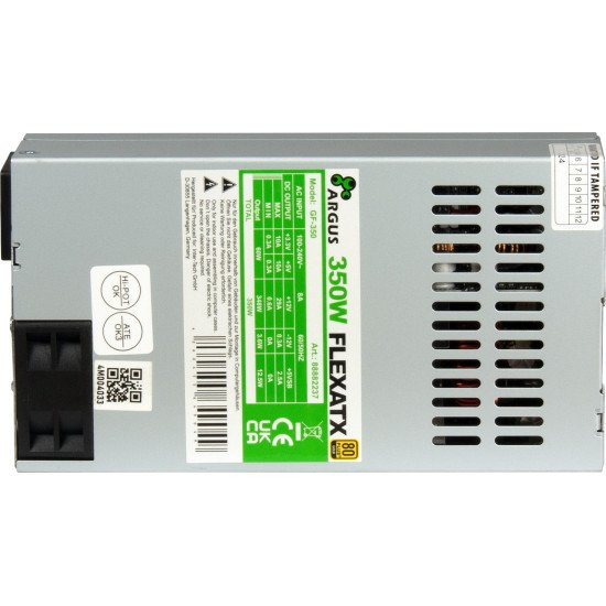 Inter-Tech GF-350 BULK unité d'alimentation d'énergie 350 W 20+4 pin ATX Flex ATX Argent Inter-Tech GF-350 BULK unité d'alimentation d'énergie 350 W 20+4 pin ATX Flex ATX Argent