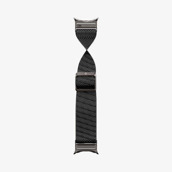 Spigen AMP11420 accessoire intelligent à porter sur soi Bande Noir Nylon, Acier inoxydable