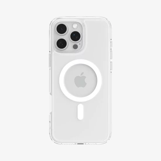 Spigen Ultra Hybrid MagFit coque de protection pour téléphones portables 17,5 cm (6.9") Housse Transparent, Blanc Spigen Ultra Hybrid MagFit coque de protection pour téléphones portables 17,5 cm (6.9") Housse Transparent, Blanc