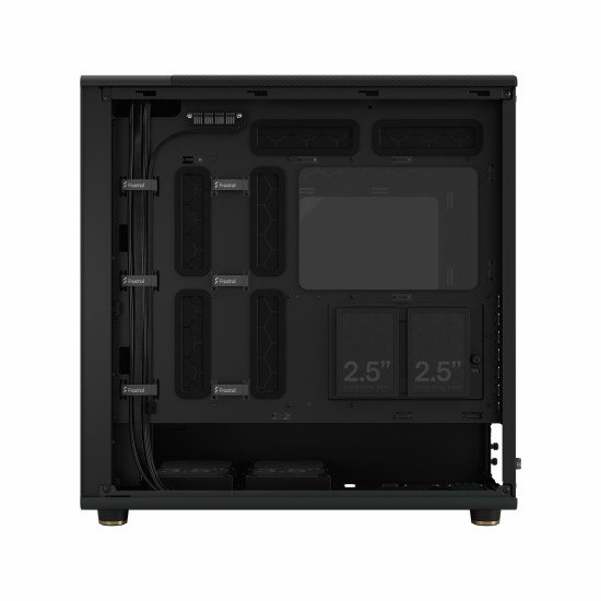 Fractal Design FD-C-NOR1X-02 unité centrale Midi Tower Noir, Charbon de bois