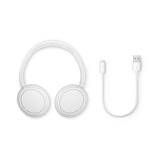 Philips 5000 series TAH5209WT/00 casque Sans fil Arceau Appels/Musique Bluetooth Blanc