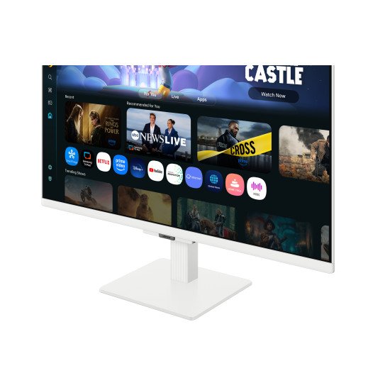 Samsung M5 M50F écran PC 68,6 cm (27") 1920 x 1080 pixels Full HD LCD Blanc