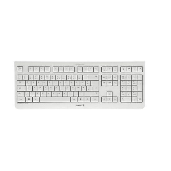 CHERRY KW 3000 clavier RF sans fil QWERTZ Allemand Blanc
