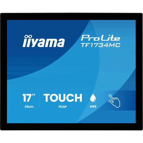 iiyama ProLite TF1734MC-B8X écran PC 43,2 cm (17") 1280 x 1024 pixels Écran tactile