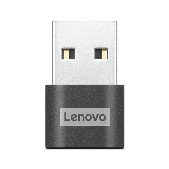 Lenovo 4X91C99226 changeur de genre de câble USB-C USB-A Noir