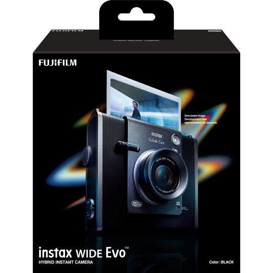 Fujifilm Instax WIDE Evo Black EX D CMOS Noir Fujifilm Instax WIDE Evo Black EX D CMOS Noir
