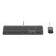 Logitech 920-013359 clavier Souris incluse maison/bureau USB AZERTY Graphite