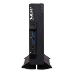 Wortmann AG TERRA 1000033 PC/poste de travail Intel® Pentium® Silver J5005 4 Go DDR4-SDRAM 120 Go SSD Windows 11 Pro Mini PC Noir