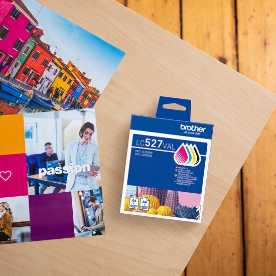 Brother LC527VAL Cartouche d'encre d'origine, pack économique