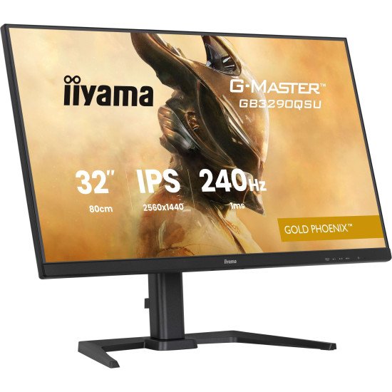 iiyama G-MASTER GB3290QSU-B1 écran PC 80 cm (31.5") 2560 x 1440 pixels 2K Ultra HD LED Noir iiyama G-MASTER GB3290QSU-B1 écran PC 80 cm (31.5") 2560 x 1440 pixels 2K Ultra HD LED Noir