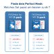 Mesh Set FRITZMESH SET 1600 3-PACK EDITION INTERNATIONAL Bi-bande (2,4 GHz / 5 GHz) Wi-Fi 6 (802.11ax) Rouge, Blanc Interne