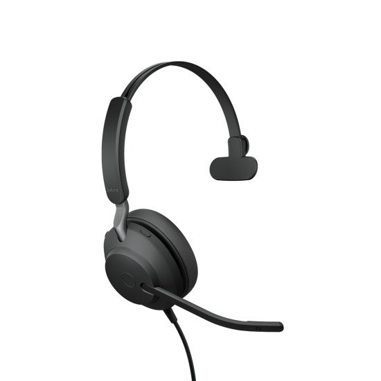 Jabra Evolve2 40 Casque Avec fil Arceau Bureau/Centre d'appels USB Type-C Noir