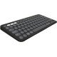 Logitech Pebble Keys 2 K380s clavier RF sans fil + Bluetooth QWERTY US International Graphite