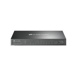 TP-Link Omada SG2210P commutateur réseau Géré L2/L2+ Gigabit Ethernet (10/100/1000) Connexion Ethernet POE Noir TP-Link Omada SG2210P commutateur réseau Géré L2/L2+ Gigabit Ethernet (10/100/1000) Connexion Ethernet POE Noir