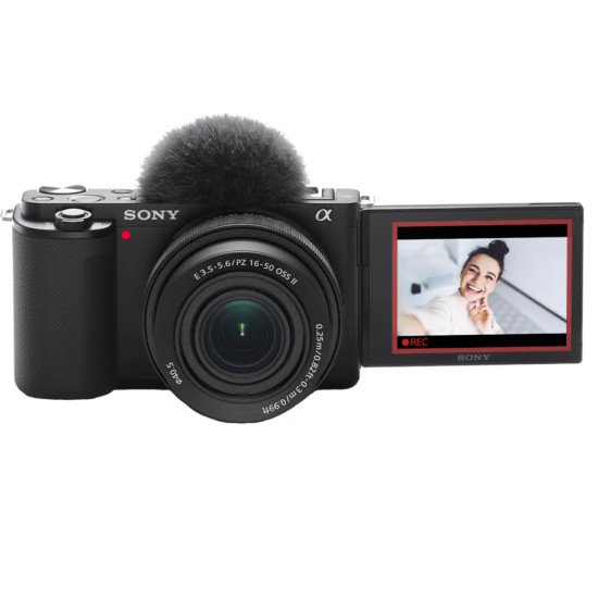Sony ZV-E10 + E PZ 16-50mm F3.5-5.6 OSS II MILC 24,2 MP CMOS 6000 x 4000 pixels Noir