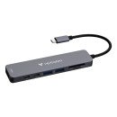 Verbatim 32158 hub & concentrateur USB 3.2 Gen 1 (3.1 Gen 1) Type-C 5000 Mbit/s Gris Verbatim 32158 hub & concentrateur USB 3.2 Gen 1 (3.1 Gen 1) Type-C 5000 Mbit/s Gris