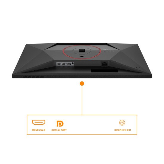 AOC 27G4HA écran PC 68,6 cm (27") 1920 x 1080 pixels Full HD LED Noir, Rouge AOC 27G4HA écran PC 68,6 cm (27") 1920 x 1080 pixels Full HD LED Noir, Rouge