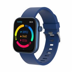 Denver SWC-185BU smartwatche et montre de sport 4,7 cm (1.85") AMOLED Numérique 390 x 450 pixels Écran tactile Bleu