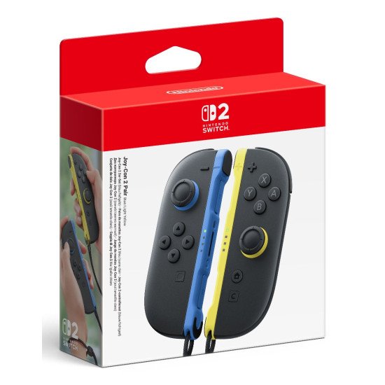 Nintendo Paire de manettes Joy-Con 2 gauche bleu & droite jaune clair Switch 2