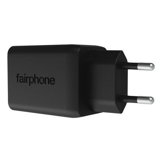 Fairphone ACCHAR-404-WW1 chargeur d'appareils mobiles Universel Noir Secteur Charge rapide Intérieure