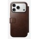Nomad Modern Leather Folio coque de protection pour téléphones portables 16 cm (6.3") Housse Marron