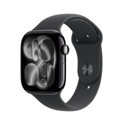 Apple Watch Series 11 OLED 46 mm Numérique 416 x 496 pixels Écran tactile 5G Noir Wifi GPS (satellite)