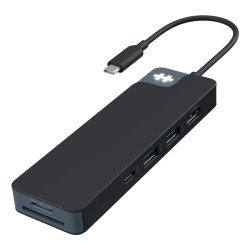 HYPER HD4102BKGL hub & concentrateur USB 3.2 Gen 1 (3.1 Gen 1) Type-C 5000 Mbit/s Noir